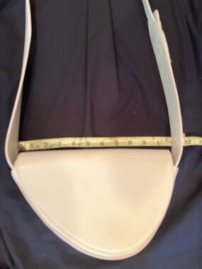 Zara Cream Semi-Circle Shoulder Bag